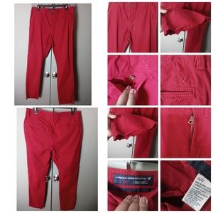 🦋American Eagle Red Jean Size 34/32 Slim*